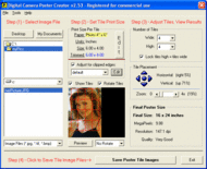 Digital Camera Poster Creator screenshot